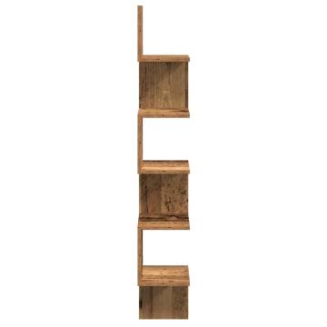 Wall Corner Shelf - Old Wood, Durable Design | HipoMarket