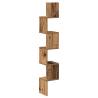 Wall Corner Shelf - Old Wood, Durable Design | HipoMarket