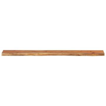 Wall Shelf 140x20 cm - Solid Acacia Wood Live Edge Design