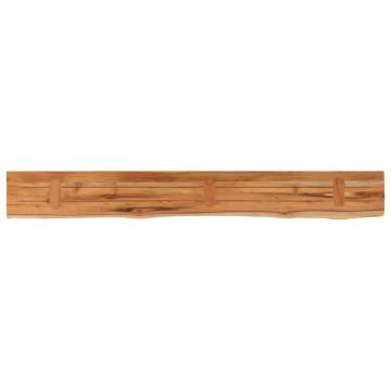 Wall Shelf 140x20 cm - Solid Acacia Wood Live Edge Design