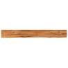 Wall Shelf 140x20 cm - Solid Acacia Wood Live Edge Design