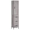 Highboard Grey Sonoma - Stylish Engineered Wood Storage