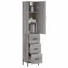 Highboard Grey Sonoma - Stylish Engineered Wood Storage