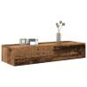  Wall Shelf with Drawers Old Wood 100x36x19 cm Engineered Wood Colour old wood Size 100 x 36 x 19 cm Quantity in Package 1 Number of Pieces 