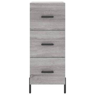 Highboard Grey Sonoma - Stylish Engineered Wood Storage