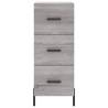 Highboard Grey Sonoma - Stylish Engineered Wood Storage