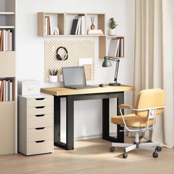 NOAIN U-Shaped Solid Wood Desk - Durable & Stylish 120x50 cm