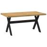  Dining Table NOAIN X-Shaped Legs 160x90x75 cm Solid Wood Pine Quantity in Package 1 Length 160 cm Shape of Legs x-shaped 