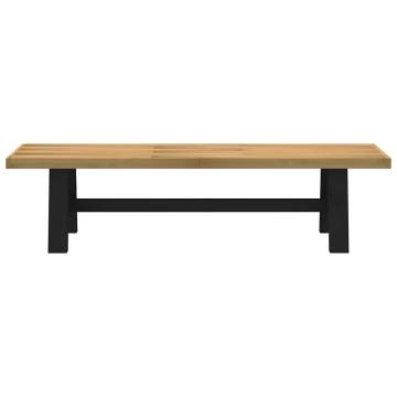 NOAIN Dining Bench - Solid Pine Wood with A-Shaped Legs