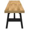 NOAIN Dining Bench - Solid Pine Wood with A-Shaped Legs