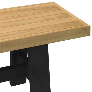 NOAIN Dining Bench - Solid Pine Wood with A-Shaped Legs