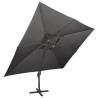 Cantilever Garden Parasol Anthracite 400x300 cm - HipoMarket