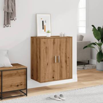 Shoe Cabinet Artisan Oak - Stylish & Practical Storage Solution