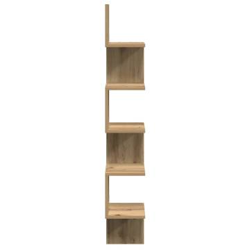 Wall Corner Shelf Artisan Oak 20x20x127.5 cm | Hipomarket