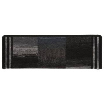 Stair Mats Self-adhesive - 10 PCS Black & Grey | HipoMarket