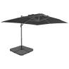 Garden Parasol with Portable Base - Anthracite | HipoMarket