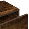 Wall Shelf with Drawers - Smoked Oak 100x36x19 cm | HipoMarket