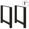  Coffee Table Legs Black 2 pcs 70x(72-73) cm Steel Colour black Size 70 x (72-73) cm Quantity in Package 2 Number of 1 