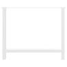 Coffee Table Legs White - Durable Steel | 90x(72-73) cm