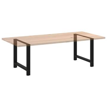 Black Coffee Table Legs (2 pcs) - Durable Steel | Hipomarket