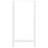 Stylish White Coffee Table Legs - Durable Steel, 50x(90-91) cm