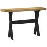  Console Table NOAIN X-Shaped Legs 120x30x75 cm Solid Wood Pine Quantity in Package 1 Model x shape 