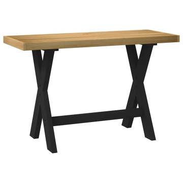 NOAIN X-Shaped Pine Wood Desk | 120x50x75 cm | Hipomarket