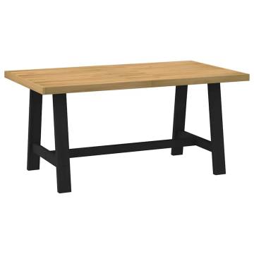 NOAIN A-Shaped Legs Dining Table | Solid Pine Wood 160x90cm