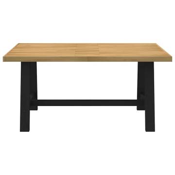 NOAIN A-Shaped Legs Dining Table | Solid Pine Wood 160x90cm