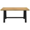 NOAIN A-Shaped Legs Dining Table | Solid Pine Wood 160x90cm