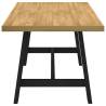 NOAIN A-Shaped Legs Dining Table | Solid Pine Wood 160x90cm