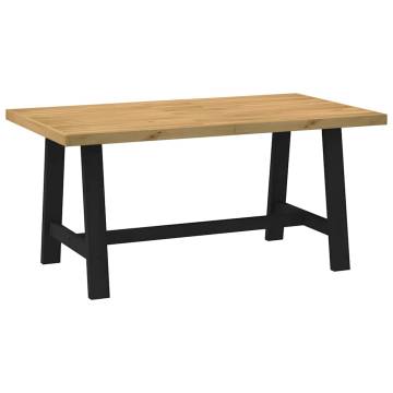 NOAIN A-Shaped Legs Dining Table | Solid Pine Wood 160x90cm