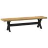  Dining Bench NOAIN X-Shaped Legs 180x40x45 cm Solid Wood Pine Model x shape 