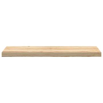 Stair Treads - 2 pcs Untreated Solid Oak 90x25x2 cm