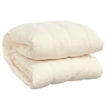 Weighted Blanket Light Cream 122x183 cm - Sleep Aid