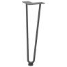 Hairpin Table Legs 4 pcs Anthracite 42 cm Solid Steel - Hipomarket