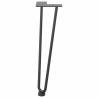 Hairpin Table Legs 4 pcs Anthracite 42 cm Solid Steel - Hipomarket