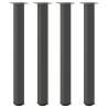 Coffee Table Legs (Anthracite) - 4 pcs Steel, 90-92 cm