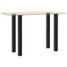 Black Steel Coffee Table Legs - 4 pcs | 100-102 cm Durable Design