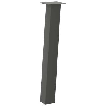 Coffee Table Legs (4 pcs) Anthracite 72 cm Steel - HiPo Market