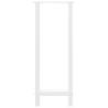 White Coffee Table Legs - 2 pcs 50x(100-101) cm Steel