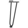 Hairpin Table Legs 4 pcs Anthracite 30 cm Solid Steel