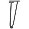 Hairpin Table Legs 4 pcs Anthracite 30 cm Solid Steel