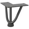 Hairpin Table Legs 4 pcs Anthracite 10 cm Solid Steel | HipoMarket