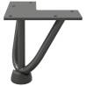 Hairpin Table Legs 4 pcs Anthracite 10 cm Solid Steel | HipoMarket