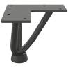 Hairpin Table Legs 4 pcs Anthracite 10 cm Solid Steel | HipoMarket