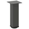 Stylish Anthracite Coffee Table Legs - 4 pcs Steel 42-44 cm