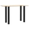 Black Coffee Table Legs Set of 4 | 90-92 cm Steel