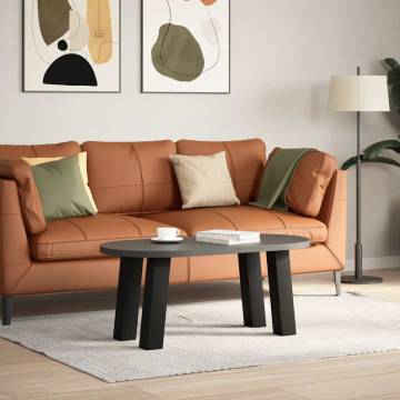 Coffee Table Legs (4 pcs) - Black Steel, 42 cm - HipoMarket