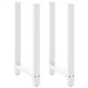  Coffee Table Legs White 2 pcs 60x(100-101) cm Steel Colour white Size 60 x (100-101) cm Quantity in Package 2 Number of 1 